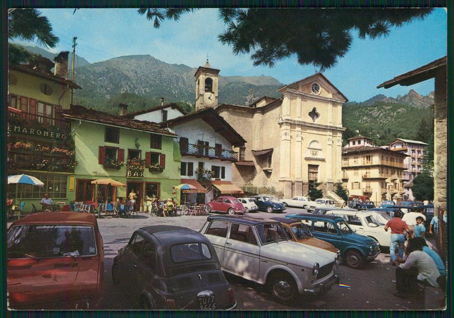 Torino Ala di Stura Chiesa Parrocchiale Auto Foto FG cartolina MZ4075 – fronte