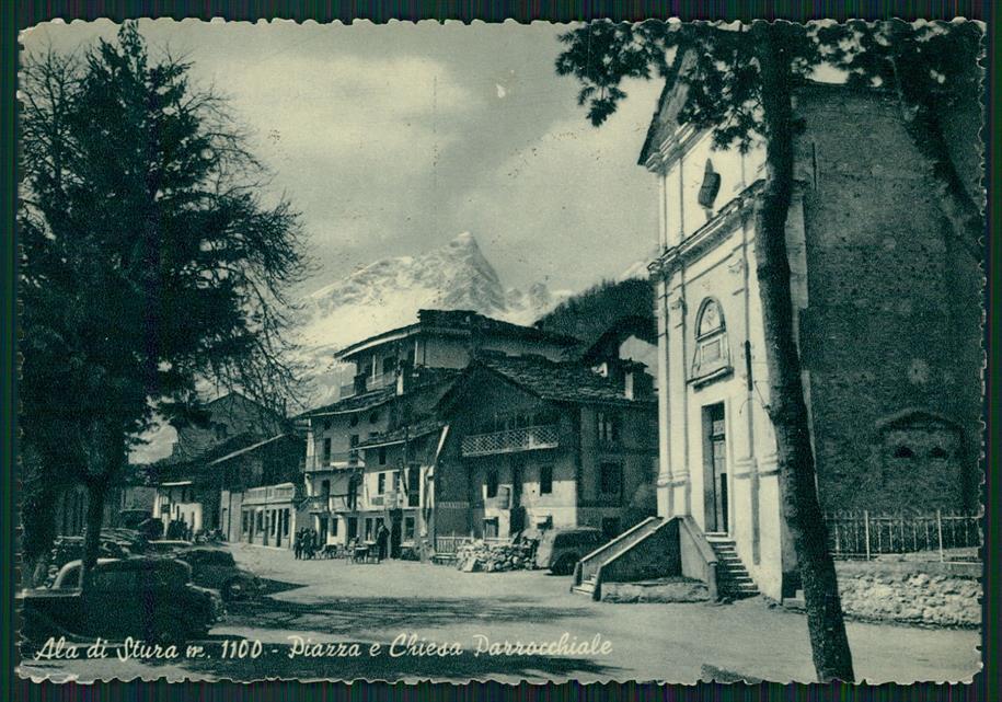 Torino Ala di Stura Chiesa Parrocchiale Auto FG cartolina MZ4077 – fronte