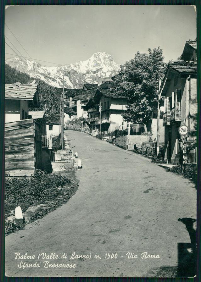 Torino Balme Via Roma Bessanese Foto FG cartolina MZ4103 – fronte