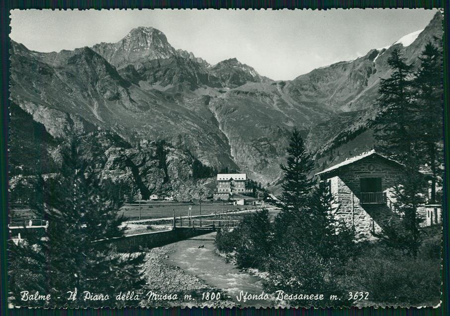 Torino Balme Pian della Mussa Bessasese Foto FG cartolina MZ4109 – fronte