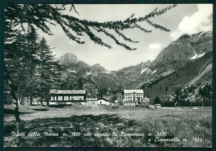 Torino Balme Pian della Mussa Bessanese Ciamarella Foto FG cartolina MZ4112 – fronte