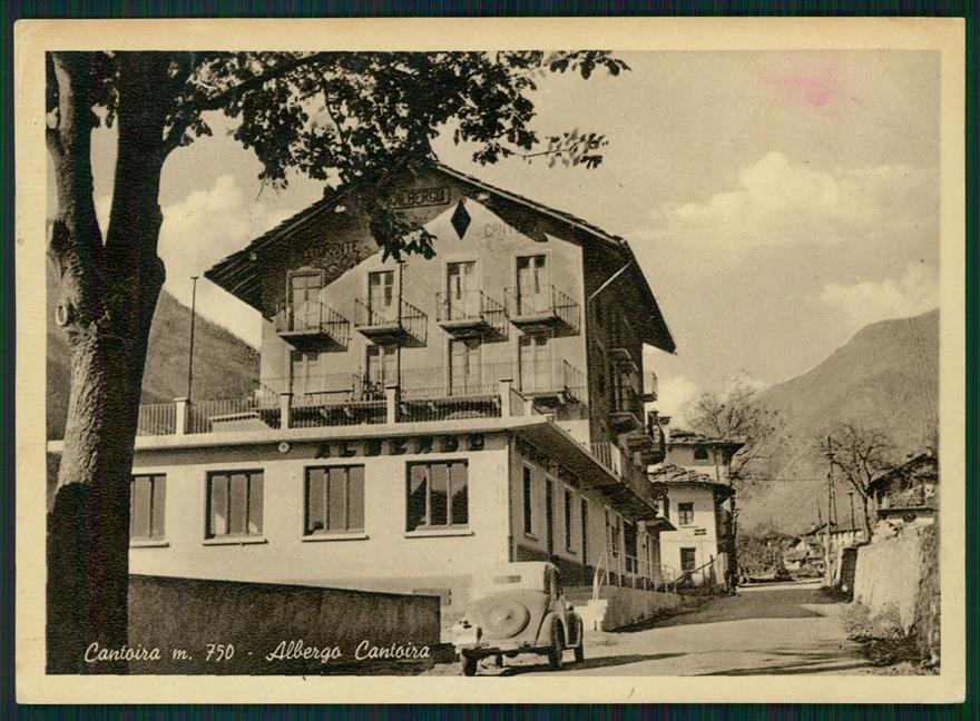 Torino Cantoira Albergo di Auto FG cartolina MZ4125 – fronte