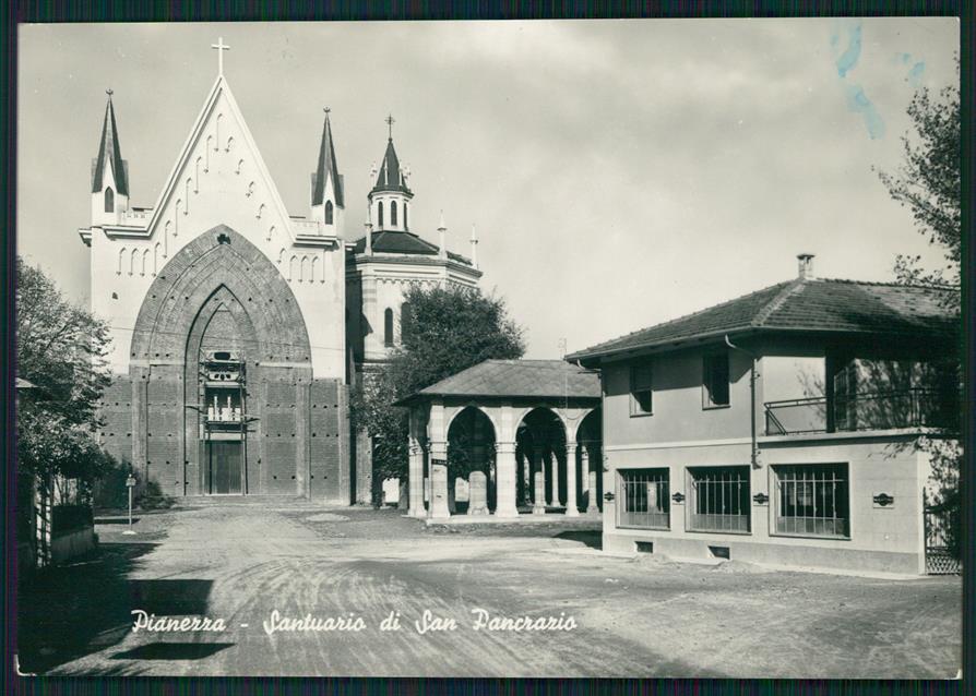 Torino Pianezza Santuario San Pancrazio PIEGA Foto FG cartolina MZ4133 – fronte