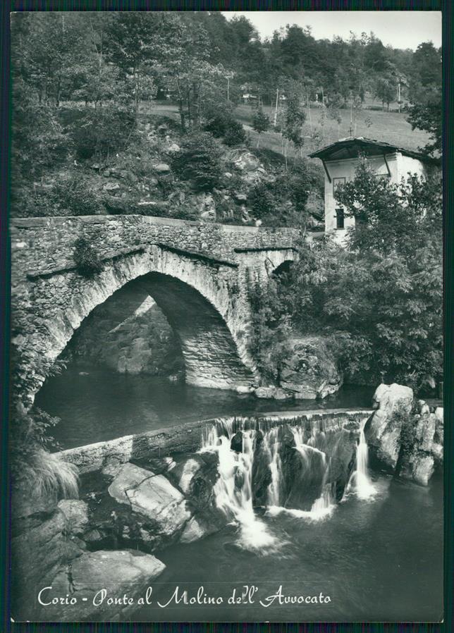 Torino Corio Canavese Mulino dell'Avvocato Foto FG cartolina MZ4143 – fronte