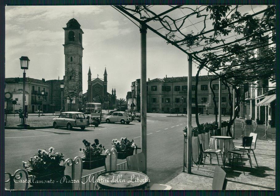 Torino Castellamonte Piazza Martiri della Libertà Auto Foto FG cartolina MZ4156 – fronte