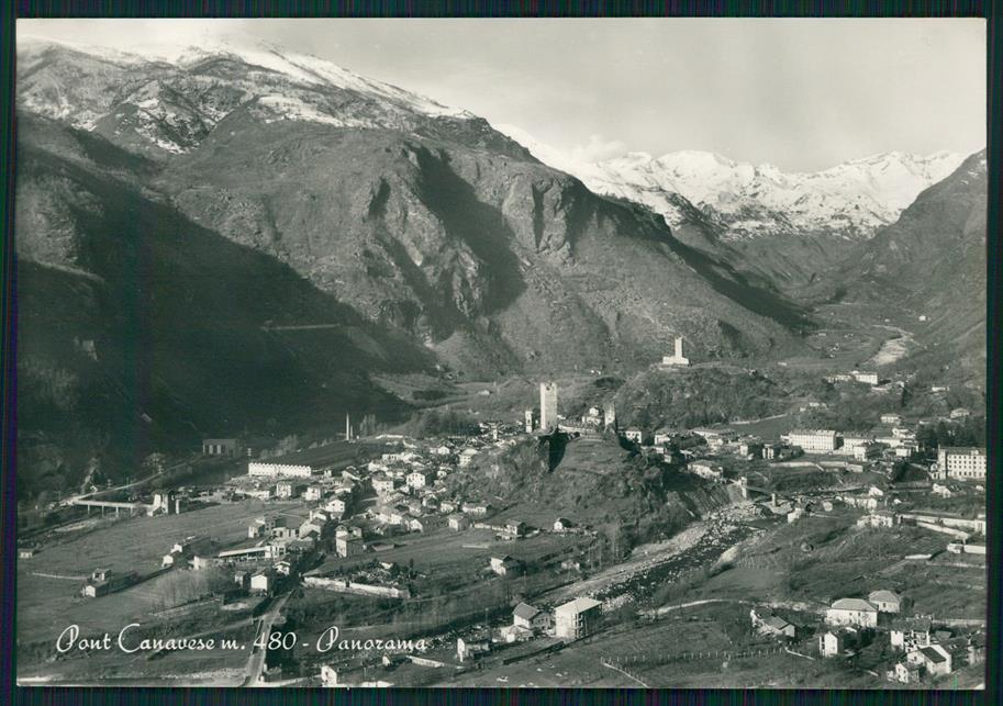 Torino Pont Canavese Panorama Foto FG cartolina MZ4158 – fronte