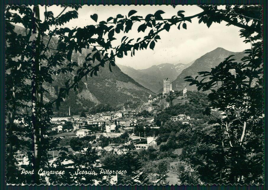 Torino Pont Canavese Panorama Foto FG cartolina MZ4159 – fronte