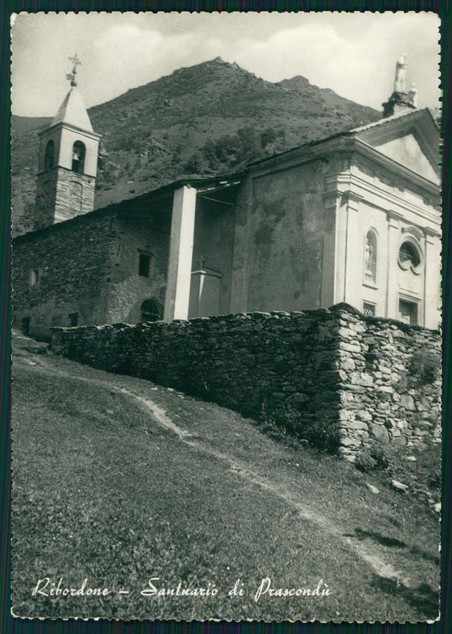 Torino Ribordone Santuario di Prascondù Foto FG cartolina MZ4170 – fronte
