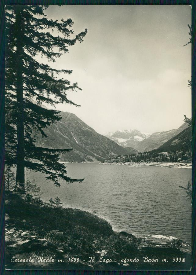 Torino Ceresole Reale Lago Monte Basei Foto FG cartolina MZ4179 – fronte