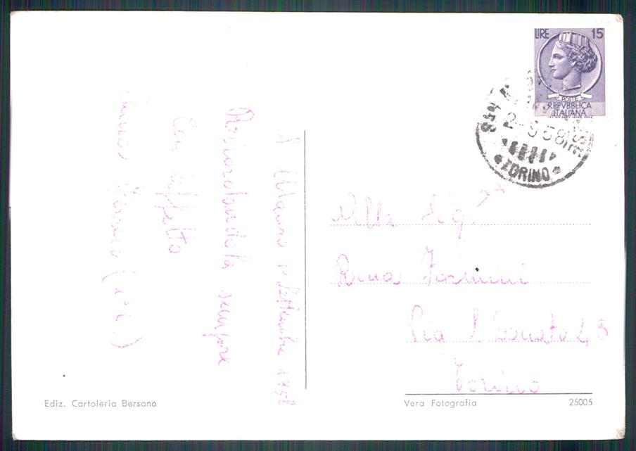 Torino San Mauro Torinese Superga Foto FG cartolina MZ4193 – retro