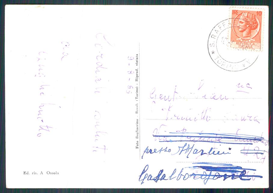 Torino San Raffaele Torinese Panorama Foto FG cartolina MZ4220 – retro