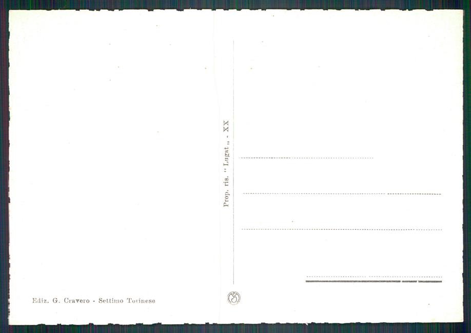 Torino Settimo Torinese Via Re Umberto FG cartolina MZ4236 – retro