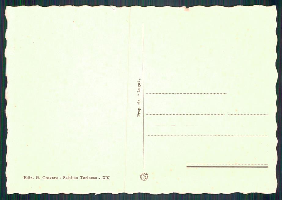 Torino Settimo Torinese Scuole Canale Freidano FG cartolina MZ4237 – retro