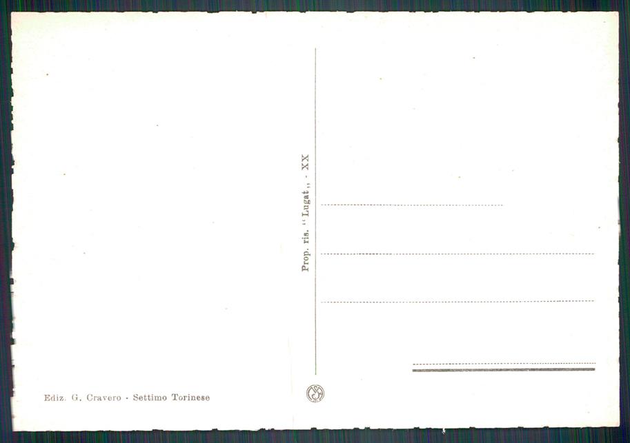 Torino Settimo Torinese Stazione Treno FG cartolina MZ4239 – retro