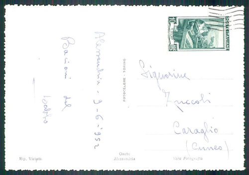 Alessandria città Castello di Marengo PIEGHINA Foto FG cartolina MZ4244 – retro