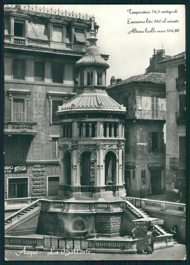 Alessandria Acqui Terme La Bollente Foto FG cartolina MZ4249 – fronte