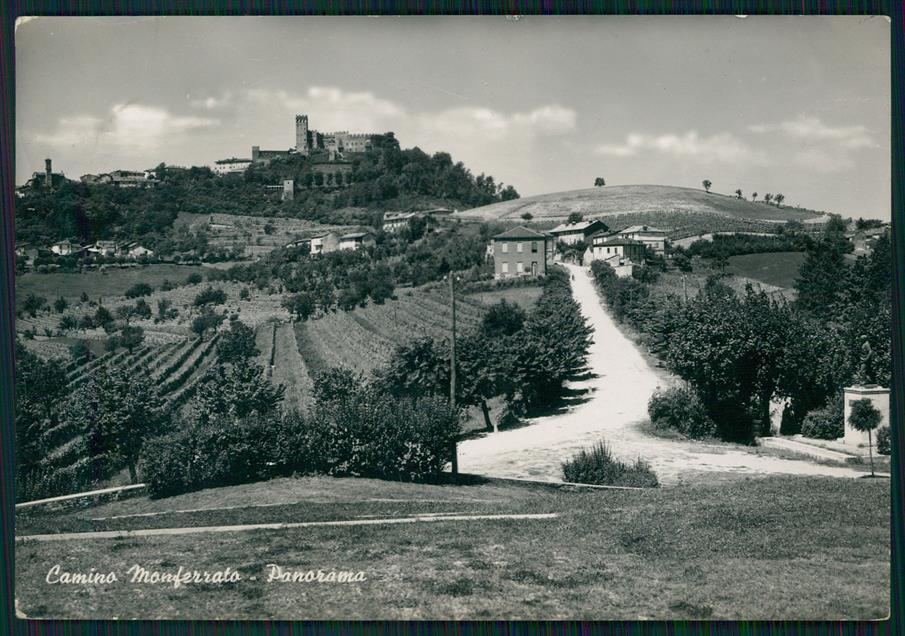 Alessandria Camino Panorama Foto FG cartolina MZ4251 – fronte