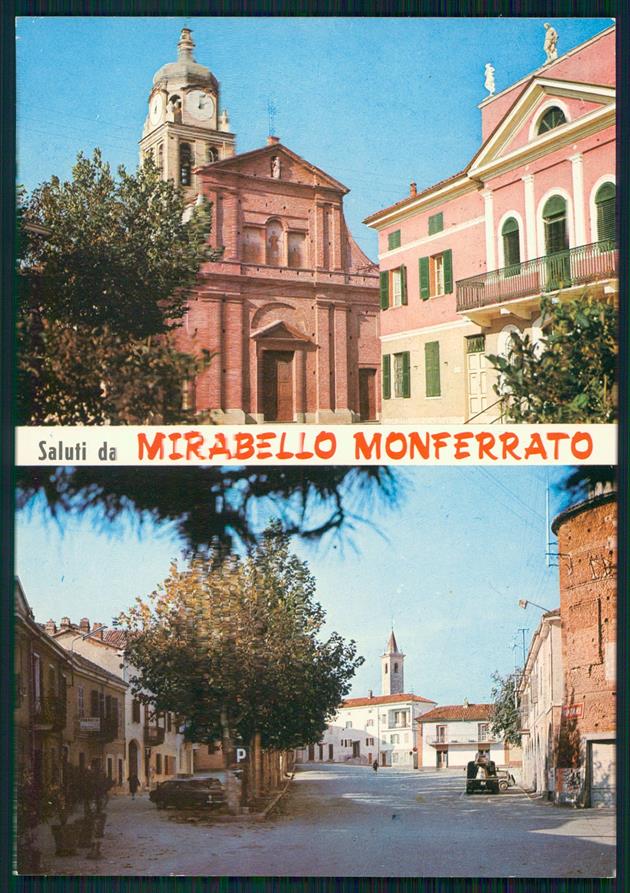 Alessandria Mirabello Monferrato Saluti da Foto FG cartolina MZ4259 – fronte