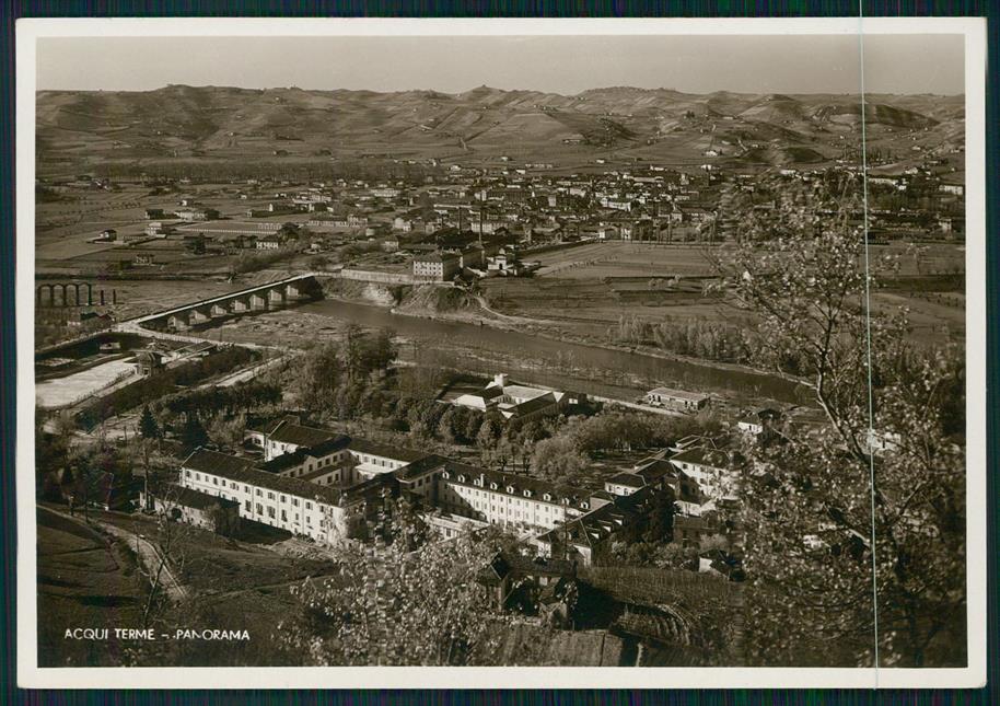 Alessandria Acqui Terme Panorama Foto FG cartolina MZ4264 – fronte