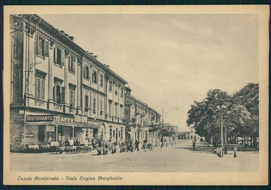 Alessandria Casale Monferrato Via Regina Margherita FG cartolina MZ4268 – fronte