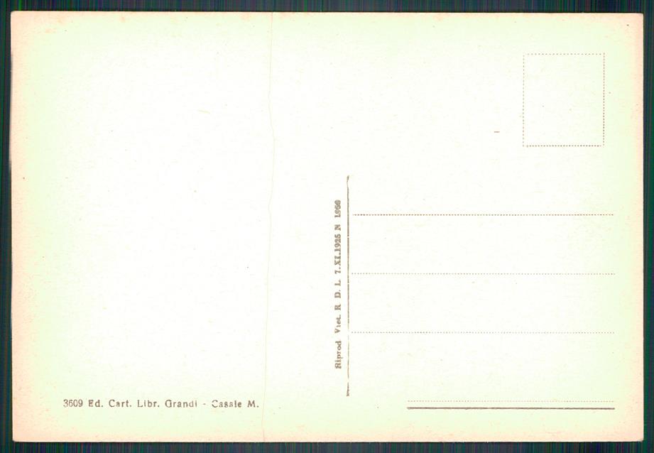 Alessandria Casale Monferrato Via Regina Margherita FG cartolina MZ4268 – retro