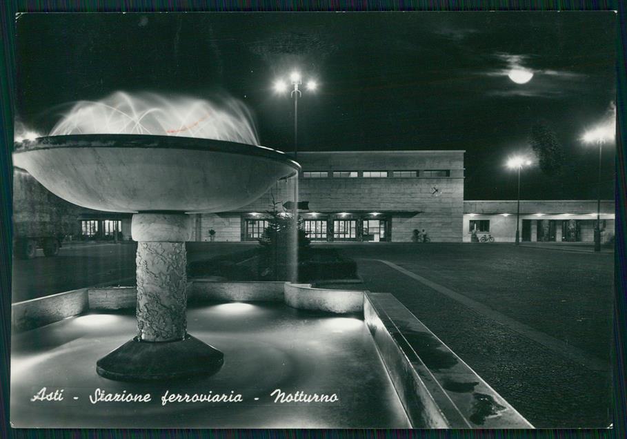 Asti città Stazione Foto FG cartolina MZ4278 – fronte