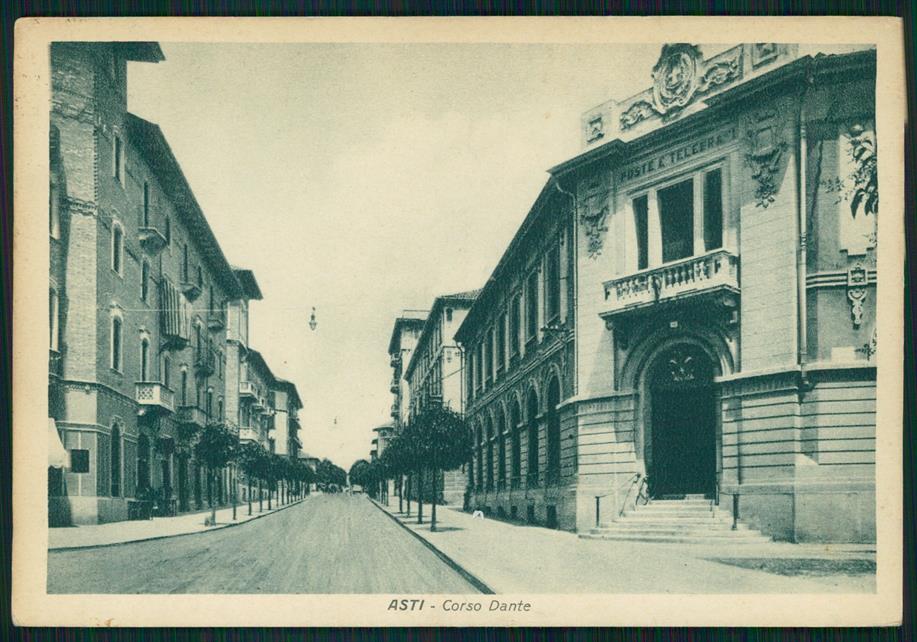 Asti città Corso Dante FG cartolina MZ4282 – fronte