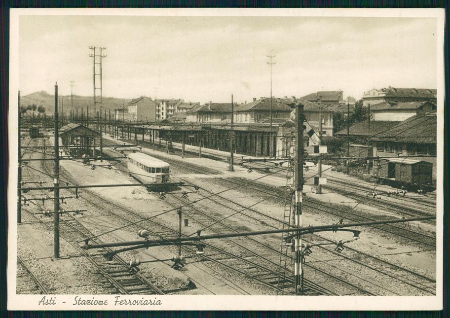 Asti città Stazione Treno FG cartolina MZ4283 – fronte