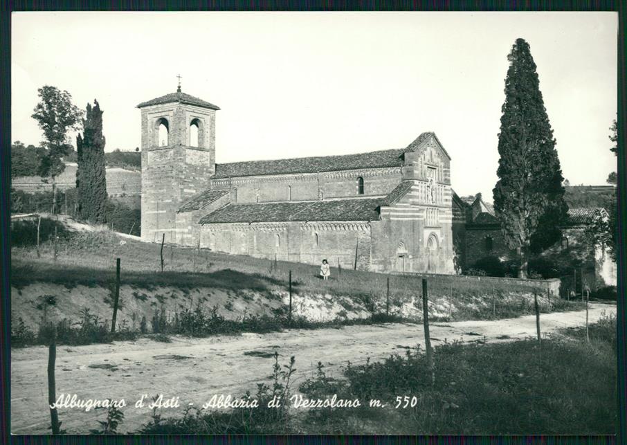 Asti Albugnano d'Asti Abbazia di Vezzolano Foto FG cartolina MZ4287 – fronte