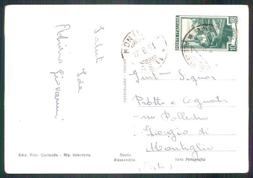 Alessandria Bassignana Via Mugarone Foto FG cartolina MZ4296 – retro