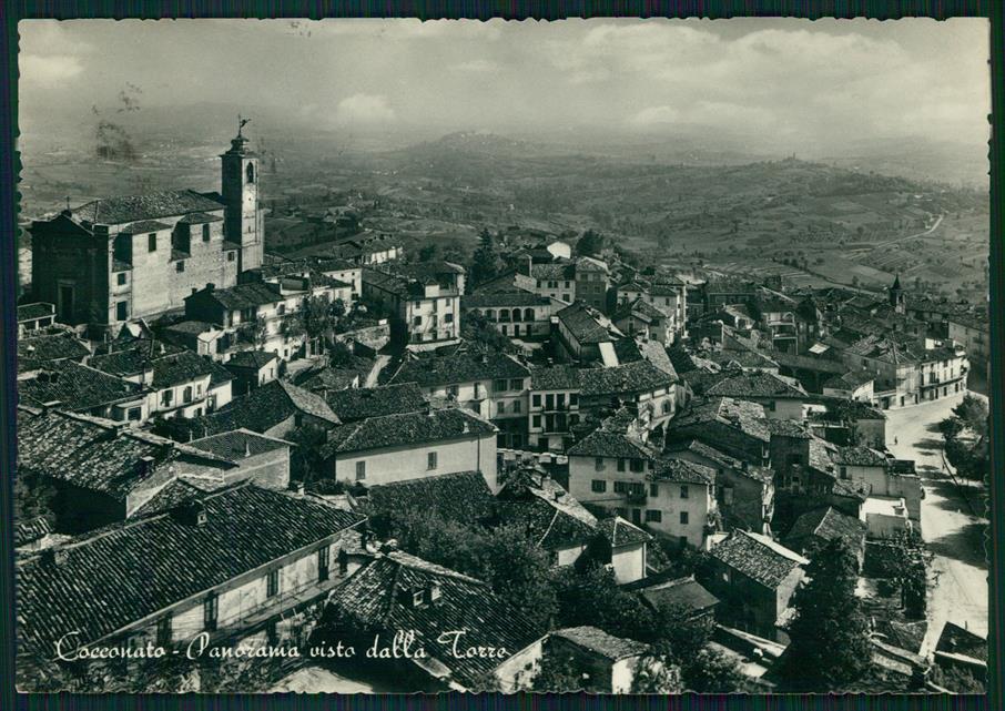 Asti Cocconato Panorama dalla Torre Foto FG cartolina MZ4312 – fronte