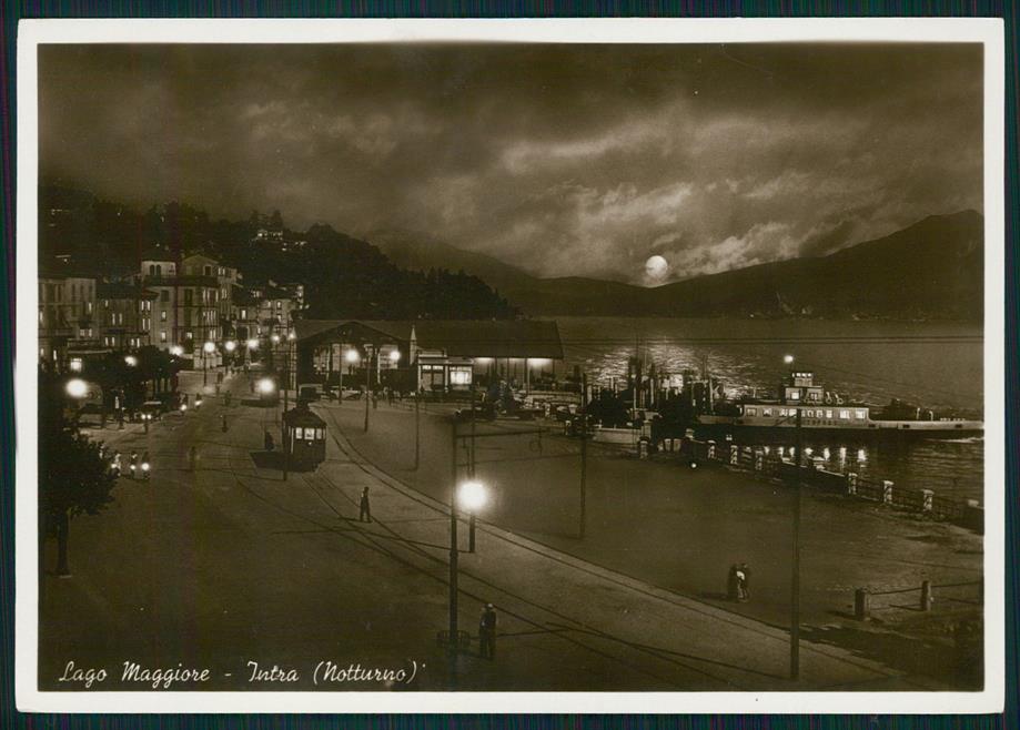 Verbania Intra Lago Maggiore Chiaro di Luna Foto FG cartolina MZ4345 – fronte