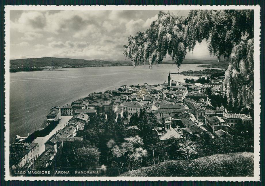 Novara Arona Lago Maggiore Foto FG cartolina MZ4356 – fronte