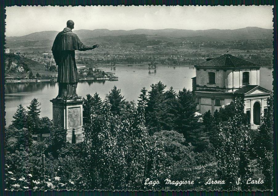 Novara Arona San Carlo Lago Maggiore Foto FG cartolina MZ4357 – fronte