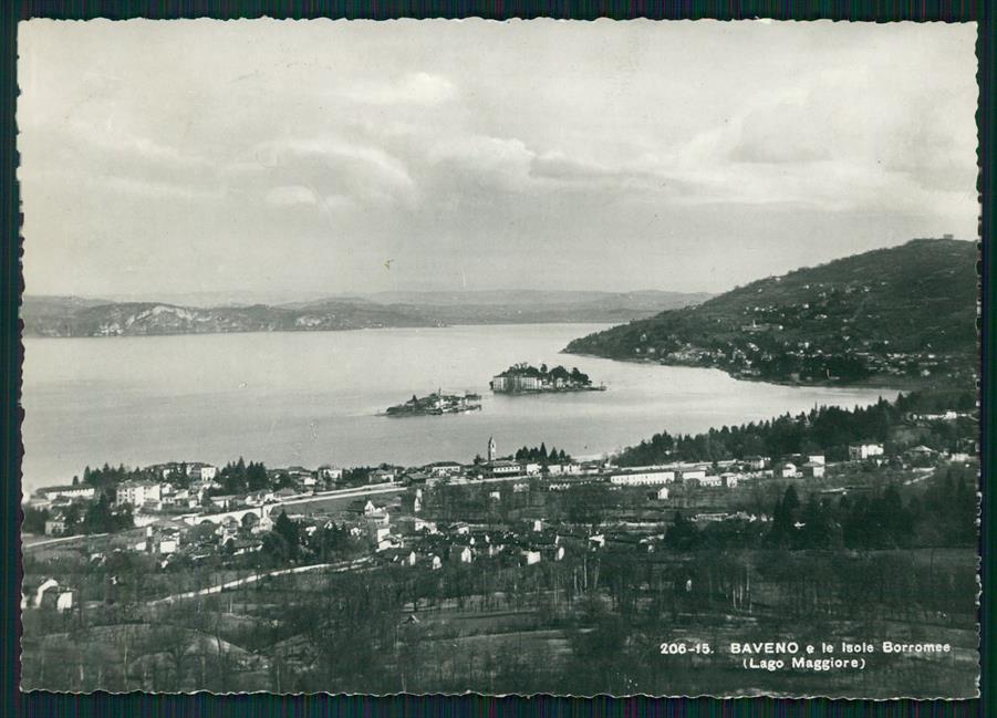 Verbania Baveno Isole Borromeo Lago Maggiore Foto FG cartolina MZ4358 – fronte