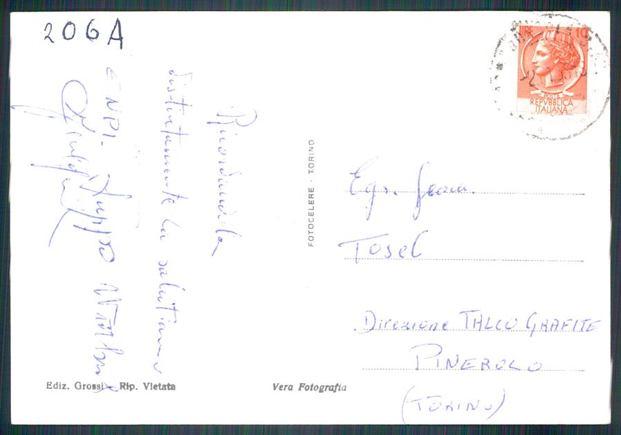 Verbania Alpe Veglia Casolari di Cianciavero Mucche Foto FG cartolina MZ4366 – retro