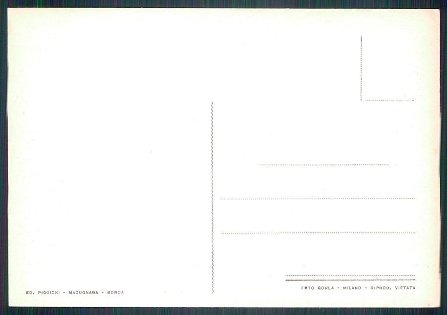 Verbania Macugnaga Borca Isella FG cartolina MZ4374 – retro