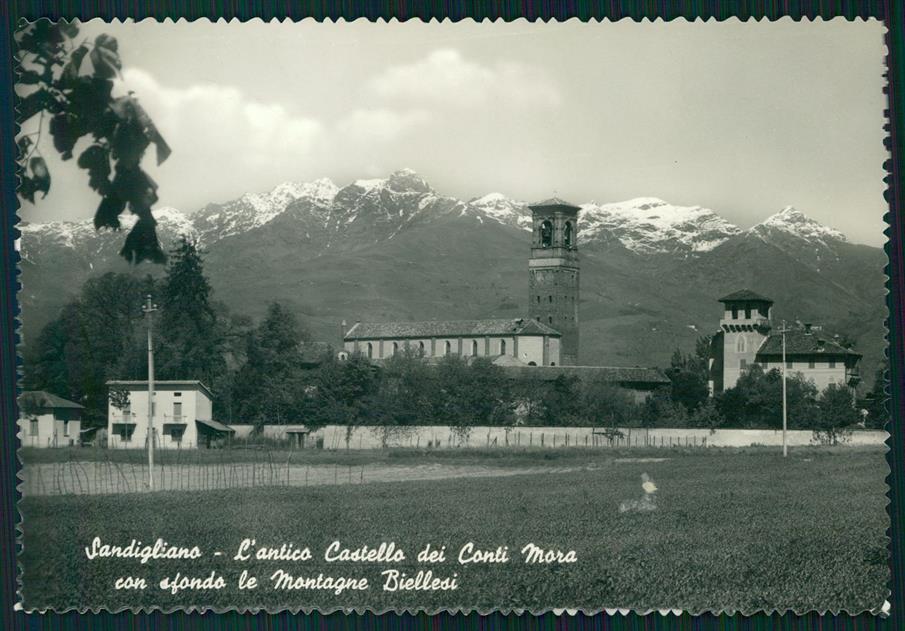 Biella Sandigliano Castello Montagne Biellesi Foto FG cartolina MZ4381 – fronte