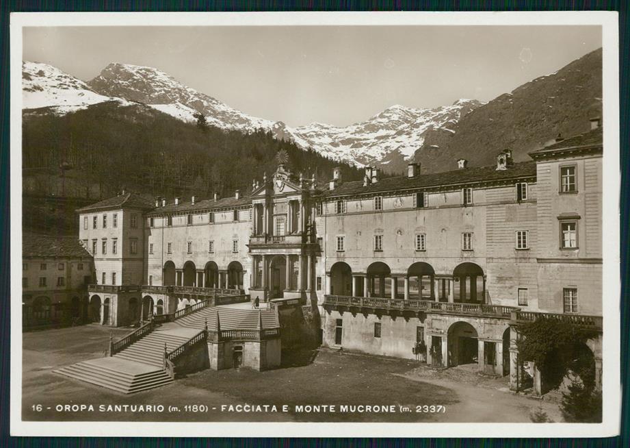 Biella Oropa Santuario di Monte Mucrone Foto FG cartolina MZ4385 – fronte