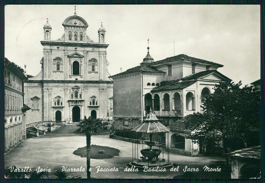 Vercelli Varallo Sesia Basilica Sacro Monte Foto FG cartolina MZ4395 – fronte