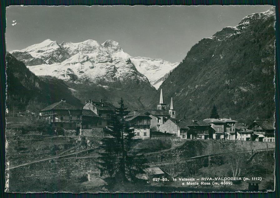 Vercelli Riva Valdobbia Monte Rosa Foto FG cartolina MZ4404 – fronte