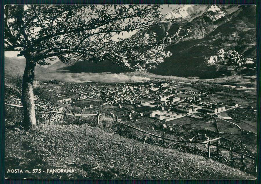 Aosta città Panorama Foto FG cartolina MZ4420 – fronte