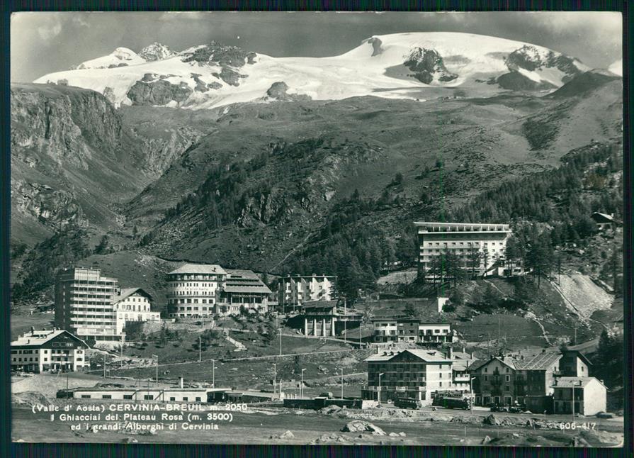 Aosta Valtournenche Cervinia Breuil COLLA Foto FG cartolina MZ4426 – fronte