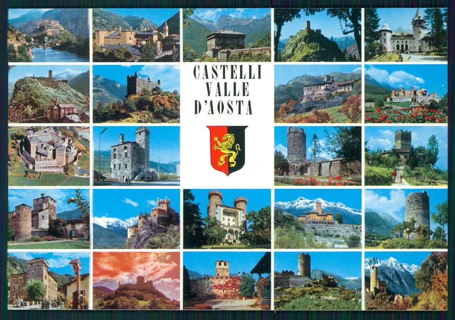 Aosta Castelli della Valle d'Aosta Foto FG cartolina MZ4436 – fronte