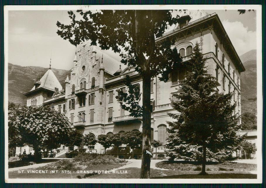 Aosta Saint Vincent Gran Hotel Billia Foto FG cartolina MZ4451 – fronte