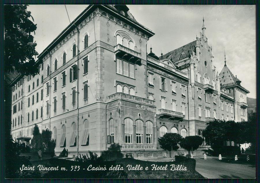 Aosta Saint Vincent Casinò Hotel Billia Foto FG cartolina MZ4453 – fronte