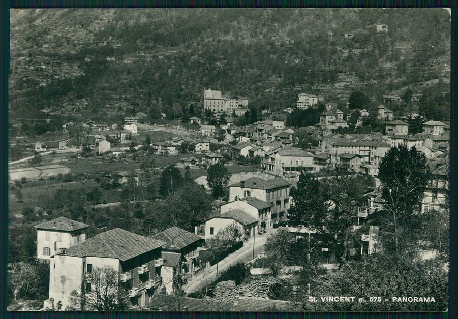 Aosta Saint Vincent Panorama Foto FG cartolina MZ4457 – fronte