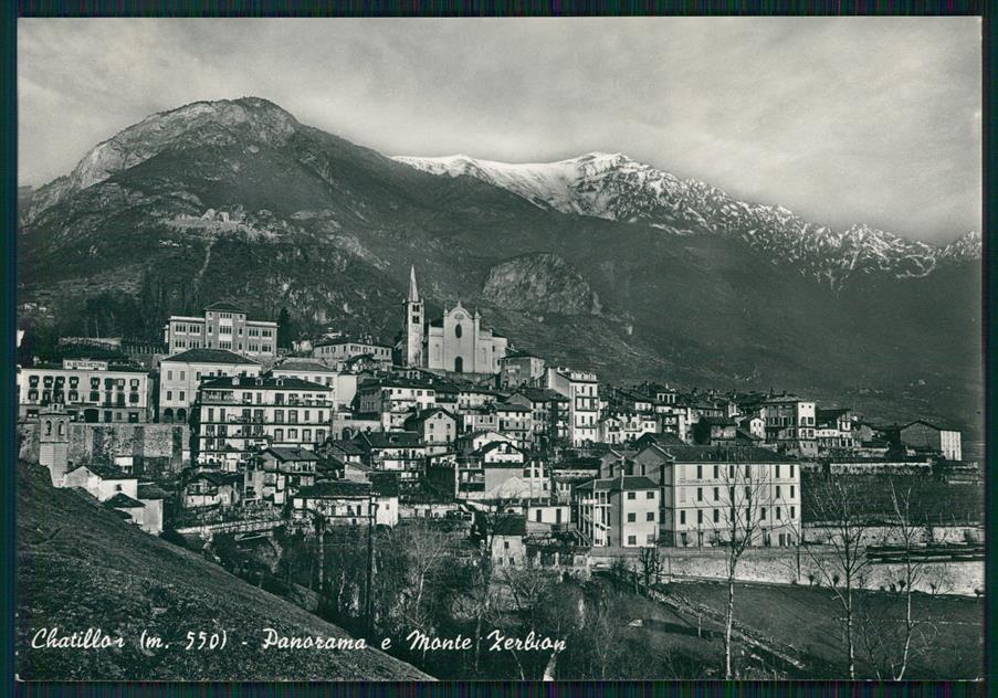 Aosta Chatillion Monte Zerbion Foto FG cartolina MZ4468 – fronte