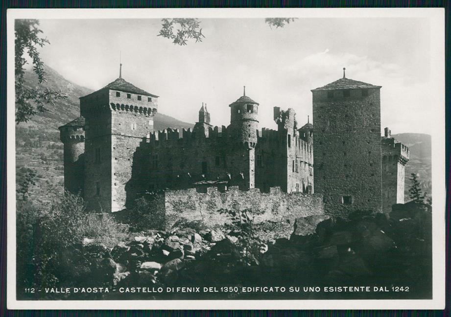 Aosta Fénis Castello di Foto FG cartolina MZ4471 – fronte