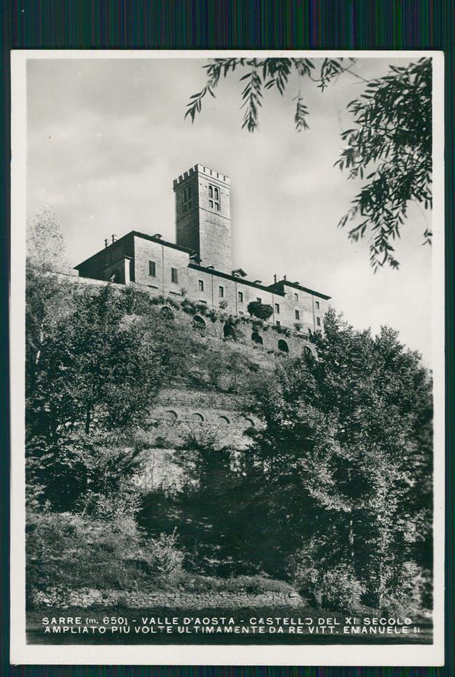 Aosta Sarre Castello Foto FG cartolina MZ4475 – fronte